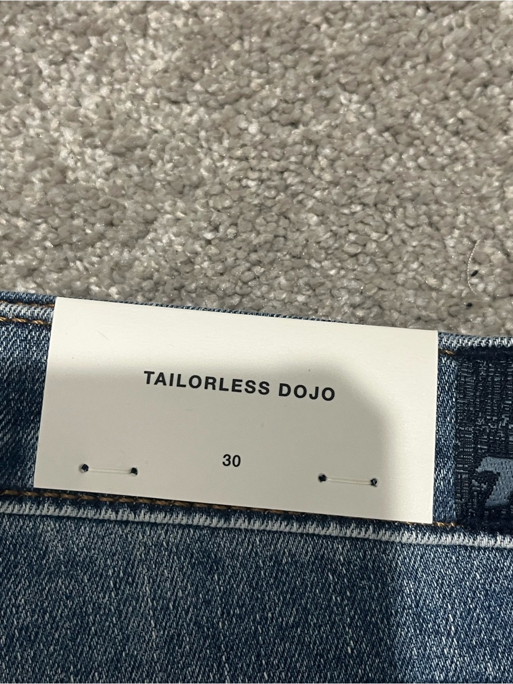 7 For All Mankind Tailorless Dojo Jeans - Picture 5 of 5